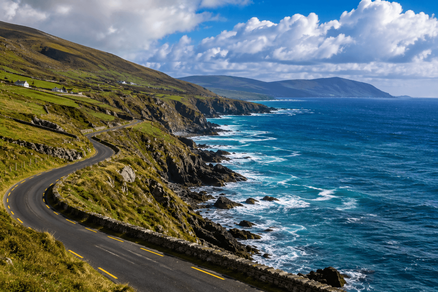 Wild Atlantic Way road trip along the west coast of Ireland