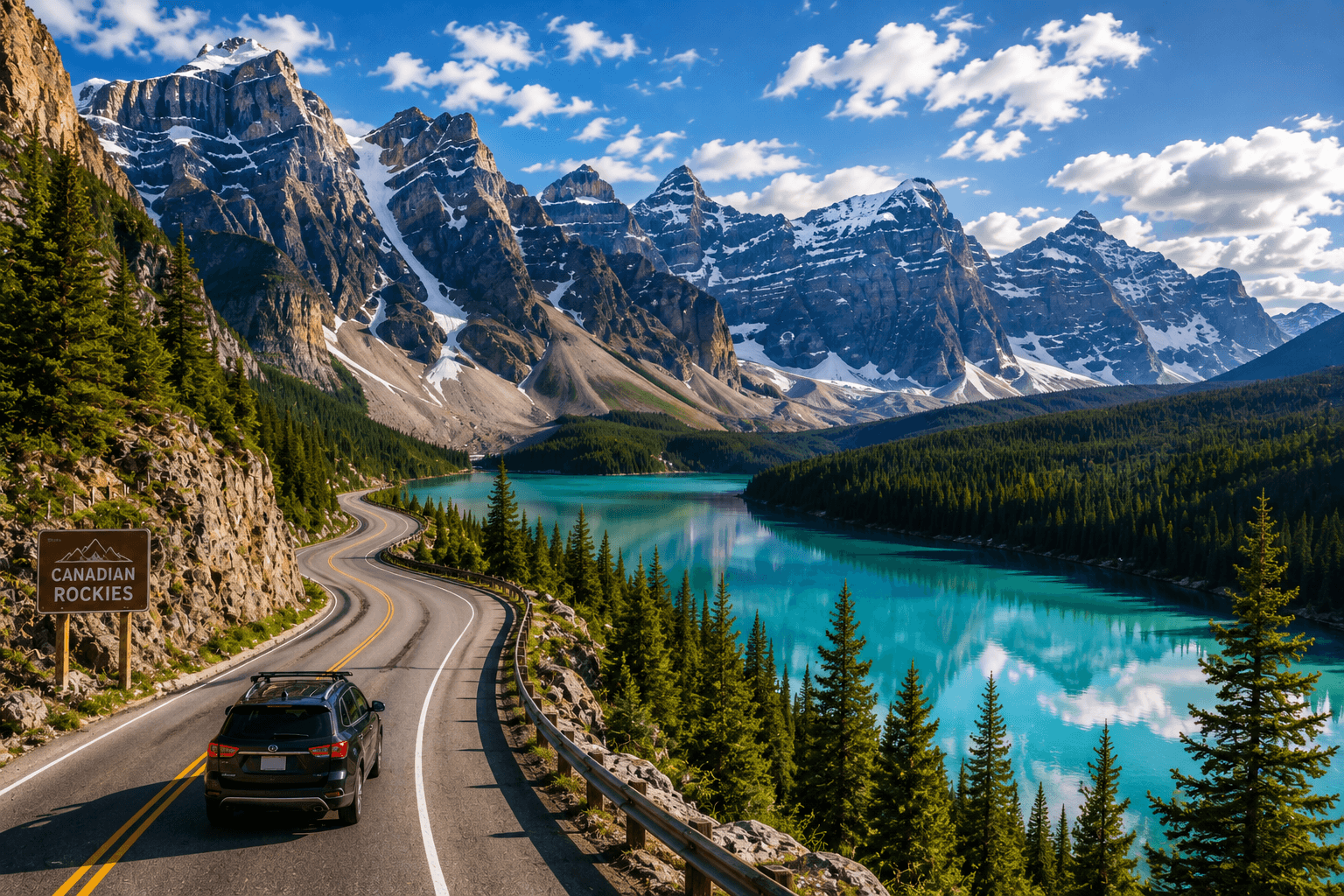 Canadian Rockies road trip through Banff and Jasper